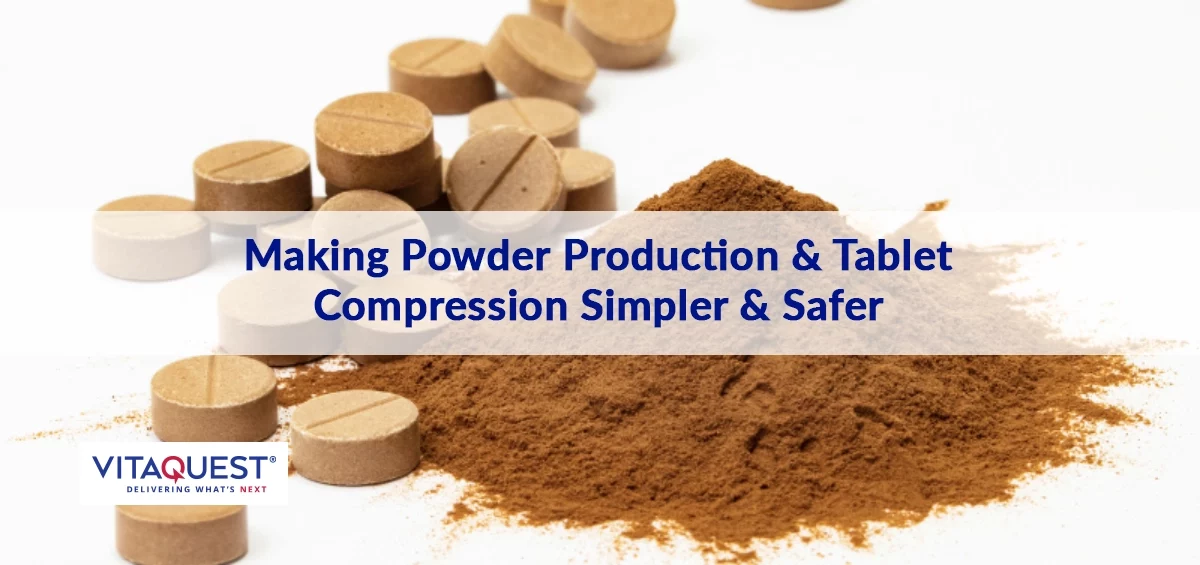 supplement powder and chewable tablet