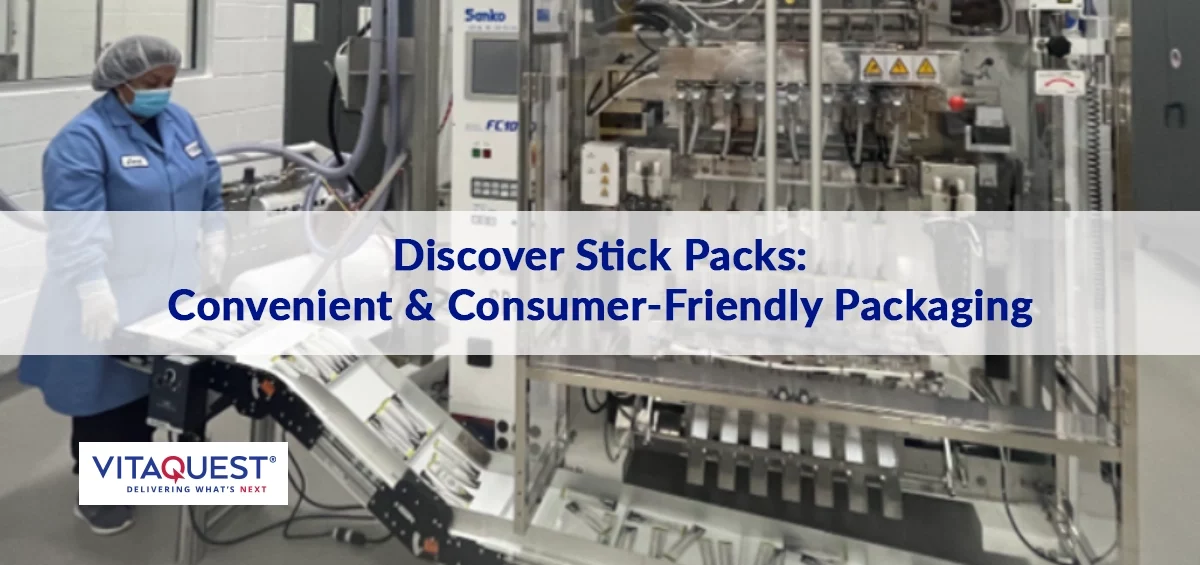 supplement stick pack machine at vitaquest