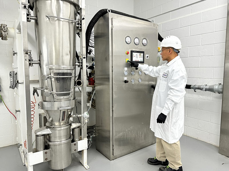particle powder engineering vitaquest Pilot Lab