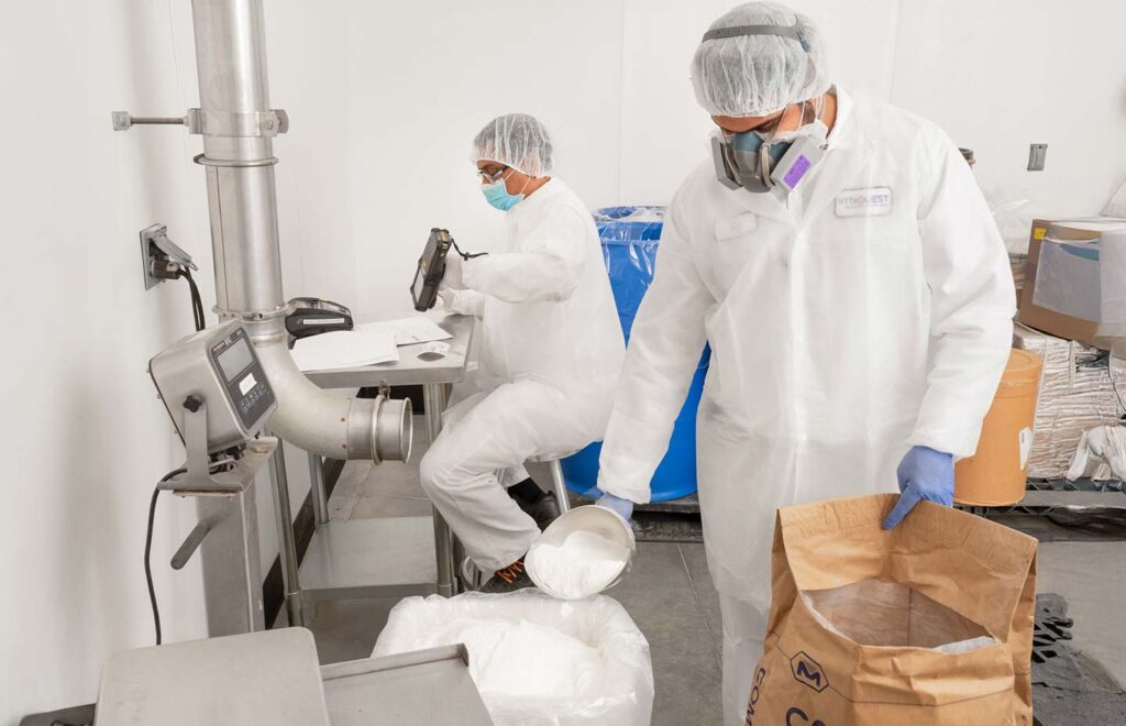 blending capsule production carousel vitaquest